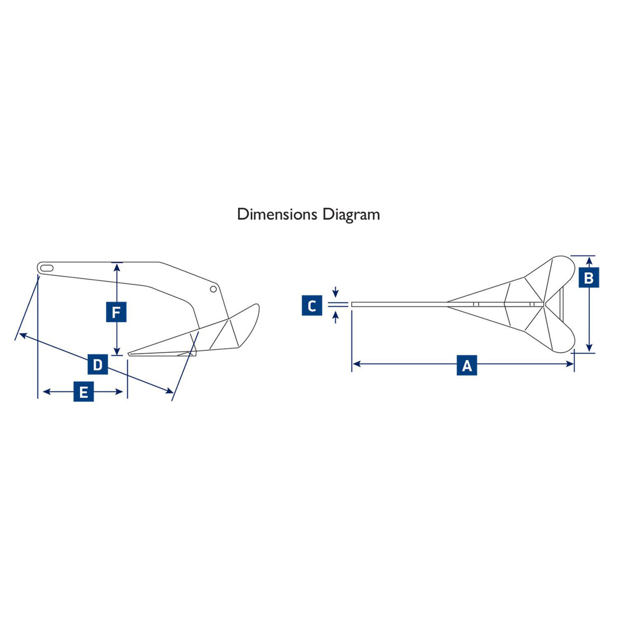 Lewmar 10kg/22lb DTX Stainless Steel Anchor