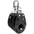 Lewmar 40mm Synchro Block Triple Bk