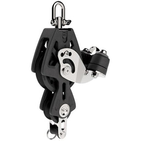 Lewmar 60mm Sync Block Fiddle Becket Cam Bk