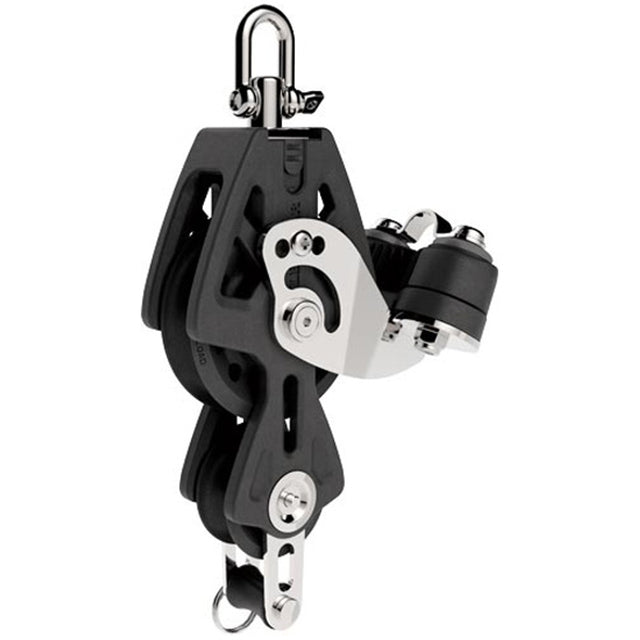 Lewmar 60mm Sync Block Fiddle Becket Cam Bk