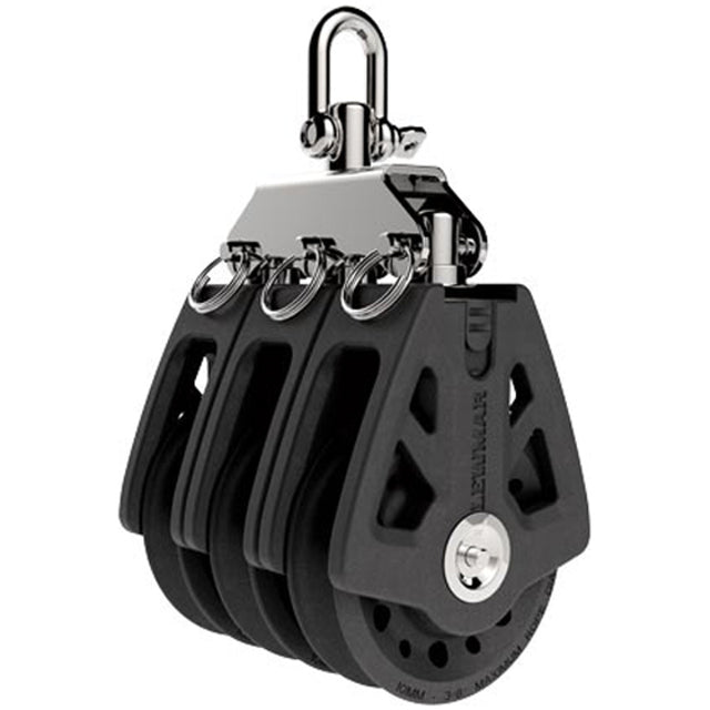 Lewmar 72mm Sync Block Triple Bk