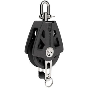 Lewmar 90mm Sync Block Single Becket Bk