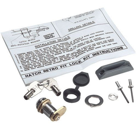 Lewmar Hatch Lock & Key Kit