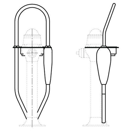 Lewmar Guardrail Kickback Enguard Kit