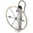 Lewmar 36" Folding Wheel Kit With Hide Cover 1" Dual Hub. Fits Edson Pedestals and other brands.