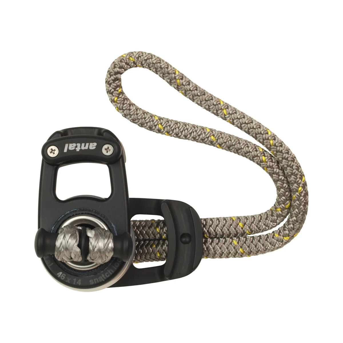 Antal 46mm Snatch Block w/ Dyneema Loop, SWL2200 Kg.