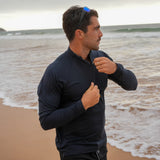 Vaikobi UV Ocean Tech Long Sleeve Zip Top