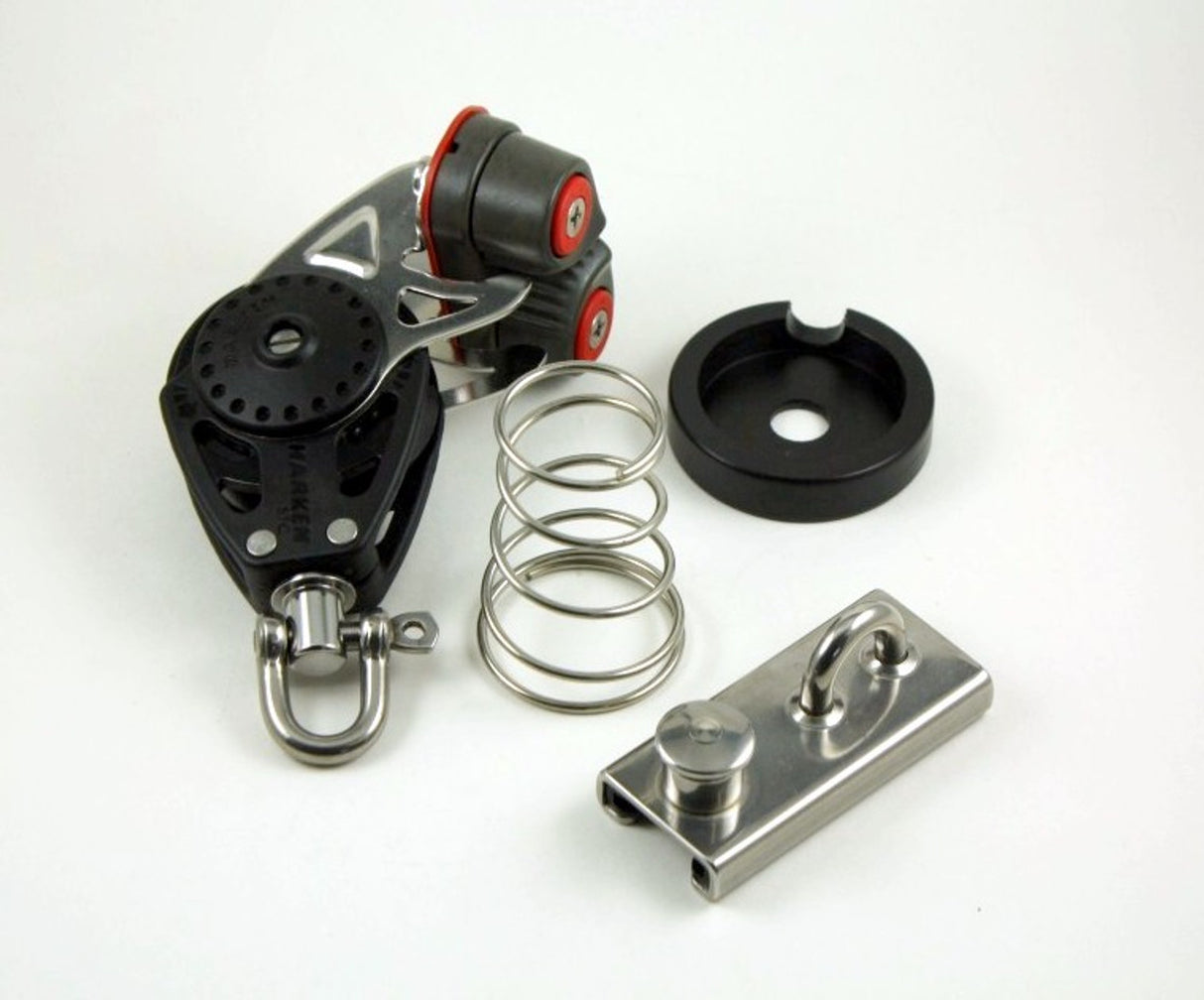 J/24 Lopez Block Complete Assembly (sold per side) including Car for 1" T-Track