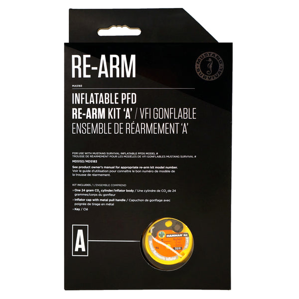 Mustang Survival Re-Arm Kit A - 24g Auto-Hydrostatic