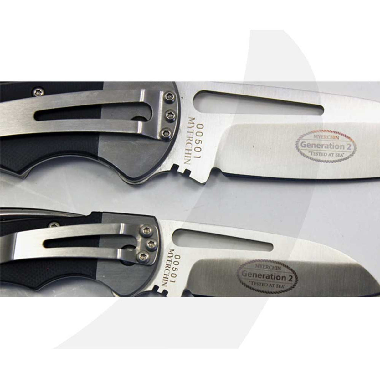 Myerchin Knives BF300P Gen 2 Black G10 Handle Captain Pro