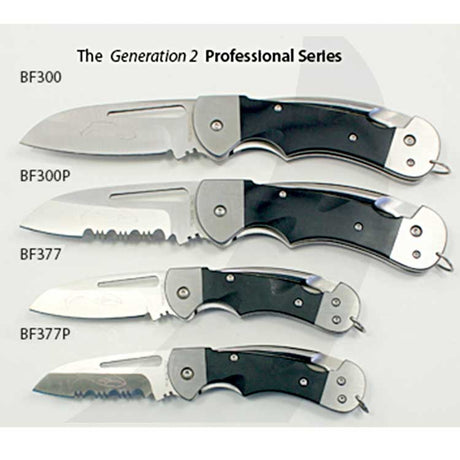 Myerchin Knives BF300P Gen 2 Black G10 Handle Captain Pro