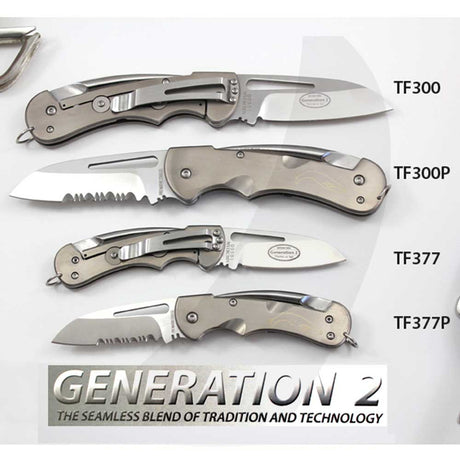 Myerchin Knives TF300P Titanium Captain Pro Knife