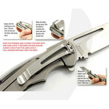 Myerchin Knives TF300P Titanium Captain Pro Knife