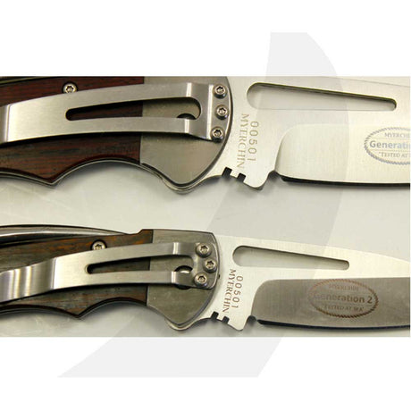 Myerchin Knives WF377P Gen 2 Wood Handle Crew Pro Knife