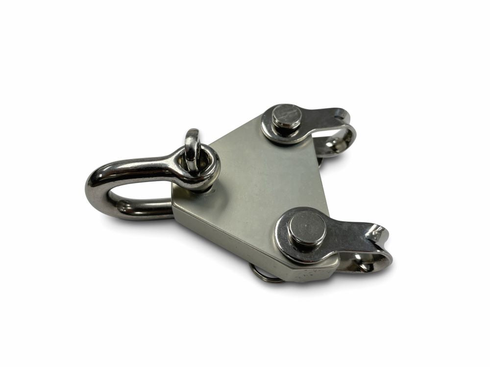 Boomkicker Boomkicker Small 2-1 Vang Plate w/Shackles
