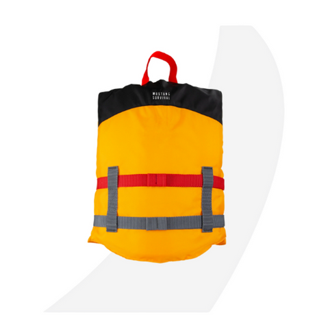 Mustang Survival Youth Livery Foam Vest, MangoBlack