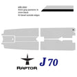 J70 Soft Deck Raptor Padding