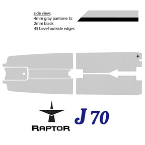 J70 Soft Deck Raptor Padding