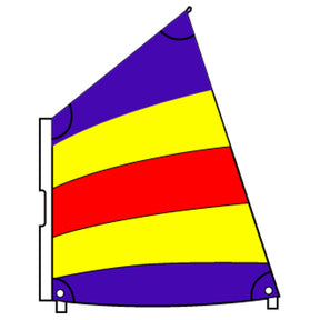 Optiparts Sail, Sleeve, multi colored (not class legal)