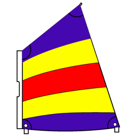 Optiparts Sail, Sleeve, multi colored (not class legal)