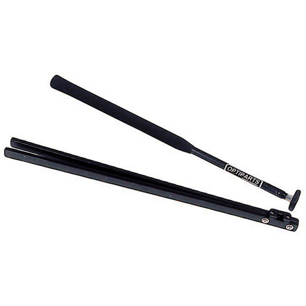 Optiparts Tiller & Extention, black with deluxe universal