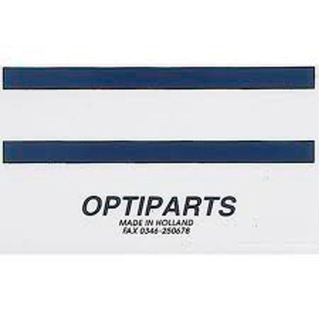 Optiparts Sailband Sticker (Blue for silver masts)