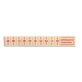 Optiparts Trim Strips, Red, for outhaul on silver booms, pack of 20