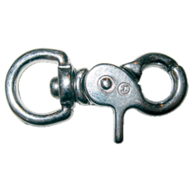 Optiparts Safety Shackle, trigger type, stainless steel