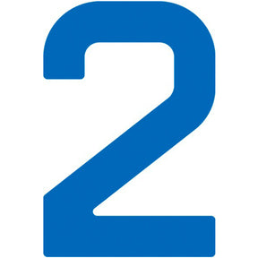 WinDesign Sail number, 12" blue