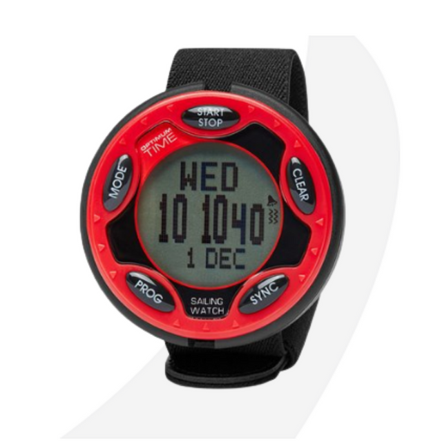 Optimum Time OS Series 14 Sailing Watch, Red