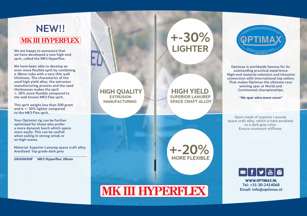 Optiparts Optimax MK3 Hyperflex 28 mm sprit Optimist