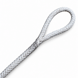 Illustrative view of a single braid 12-strand rope eye splice.