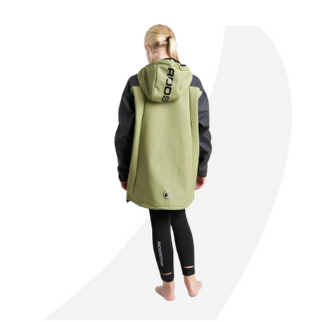 Rooster Junior Aquafleece Hoodie Khaki, Gray, Pink, Blue, Teal