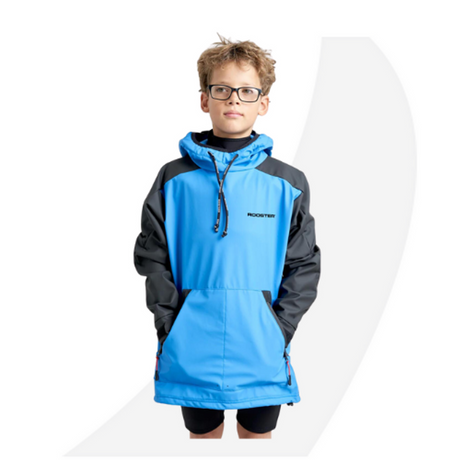 Rooster Junior Aquafleece Hoodie Khaki, Gray, Pink, Blue, Teal