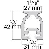 Harken MR 27mm CB High-beam Track 1.5 meter