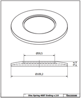 Andersen Disc Spring 40St -12.05