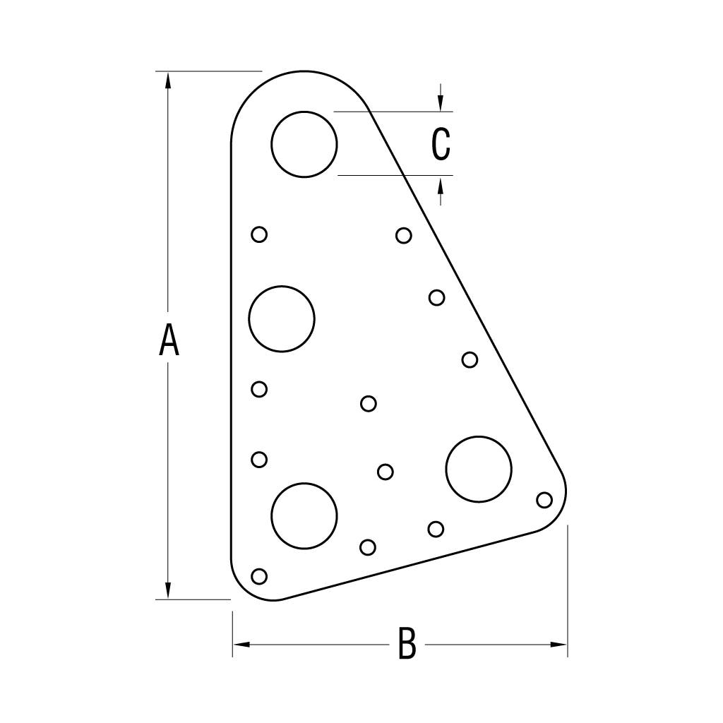 Ronstan Headboard Plates Series 14 19 22