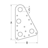 Ronstan Headboard Plates Series 14 19 22