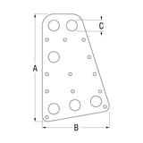 Ronstan Headboard Plates Series 26 30