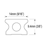 Ronstan Series 14 Ball Bearing Traveller Track 2m