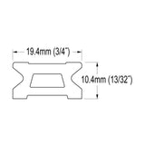 Ronstan Series 19 Ball Bearing Traveller Track 1.5m