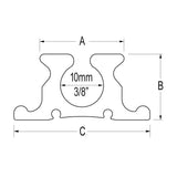 Ronstan Series 19 Luff Groove Mast Track, 3m