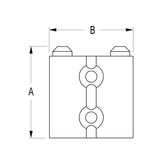 Ronstan Series 22 End Stop Silver