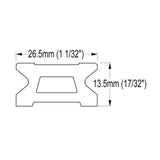 Ronstan Series 26 Ball Bearing Traveller Track, 3m