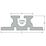 Ronstan Series 26 Luff Groove Mast Track, 3m - Black