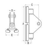 Ronstan Series 26 Headboard Batten Car