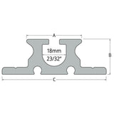 Ronstan Series 42 Luff Groove Mast Track, 2m