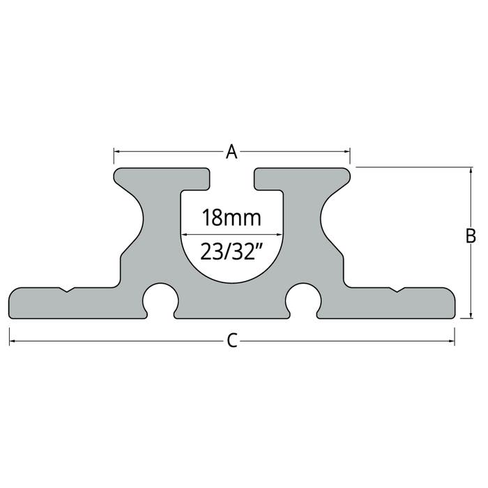 Ronstan Series 42 Luff Groove Mast Track, 3m
