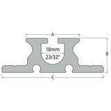 Ronstan Series 42 Luff Groove Mast Track, 3m
