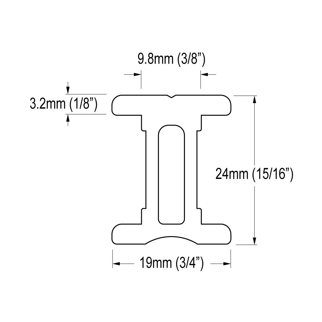 Ronstan Series 19 I-Track, 3m